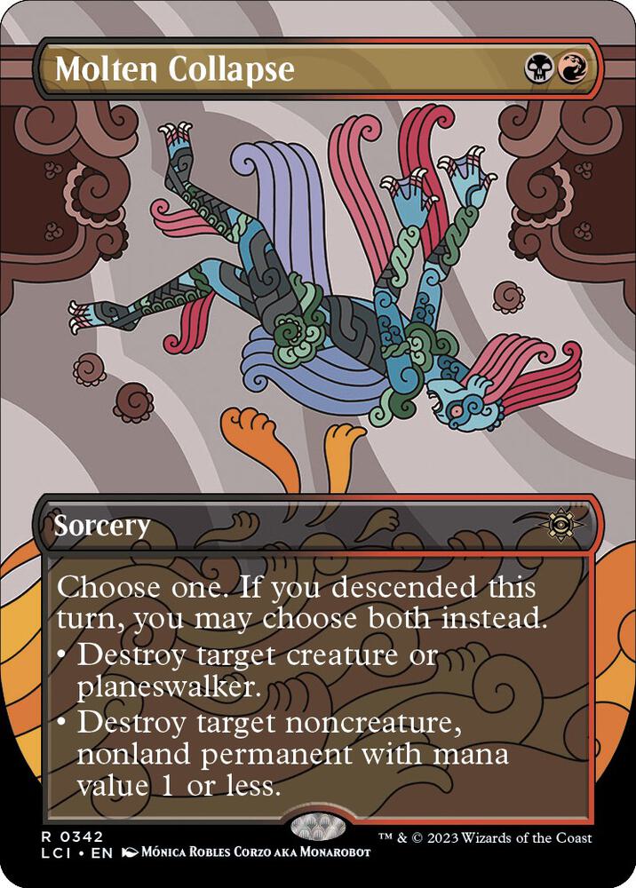 Molten Collapse 342/291 (The Lost Caverns of Ixalan)  - Borderless | Chromatic Games
