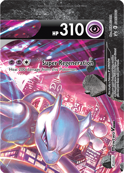 Mewtwo V-Union (SWSH160) [Sword & Shield: Black Star Promos] | Chromatic Games