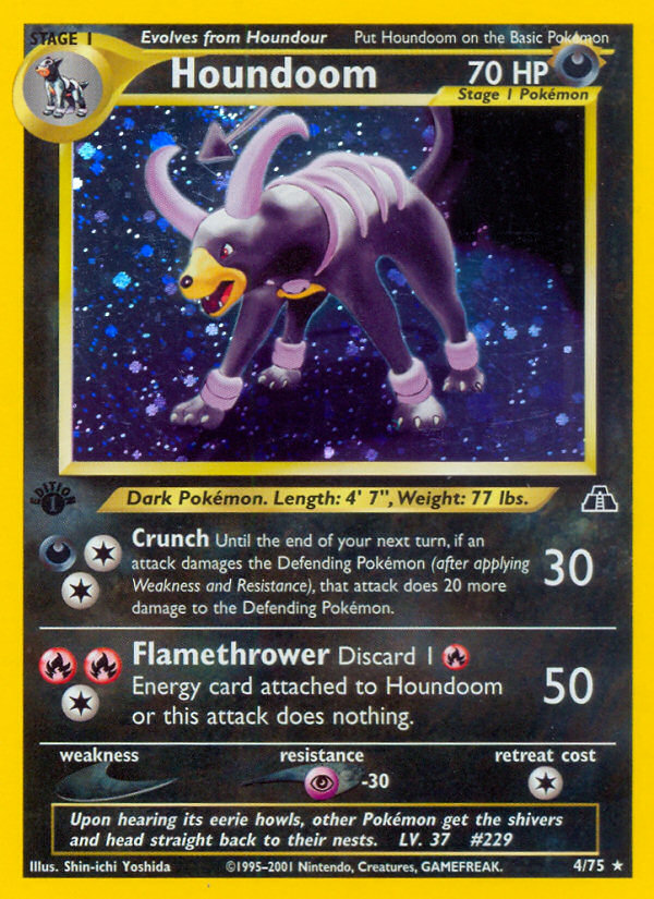 Houndoom (4/75) [Neo Discovery 1st Edition] | Chromatic Games