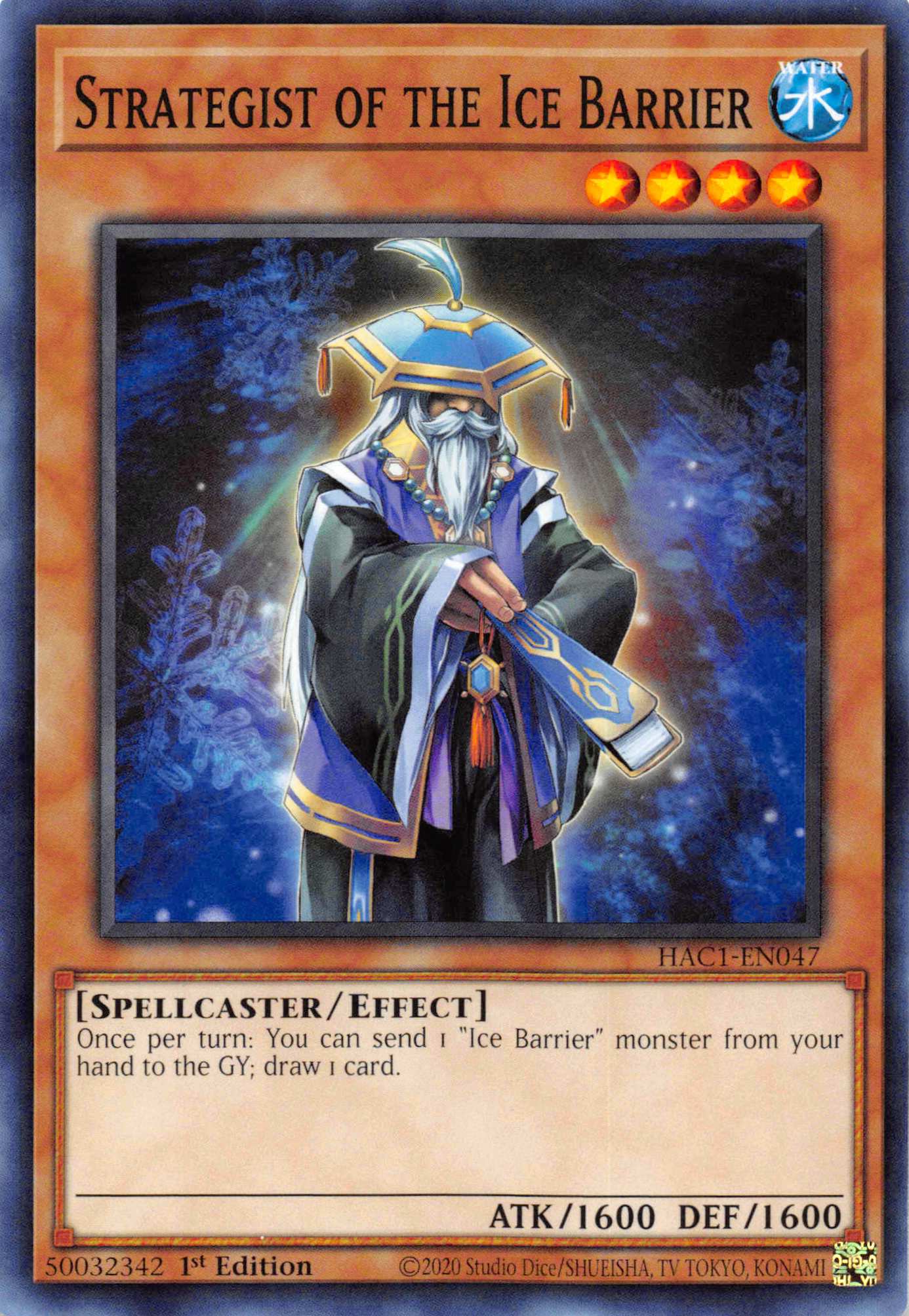 Strategist of the Ice Barrier (Duel Terminal) [HAC1-EN047] Parallel Rare | Chromatic Games