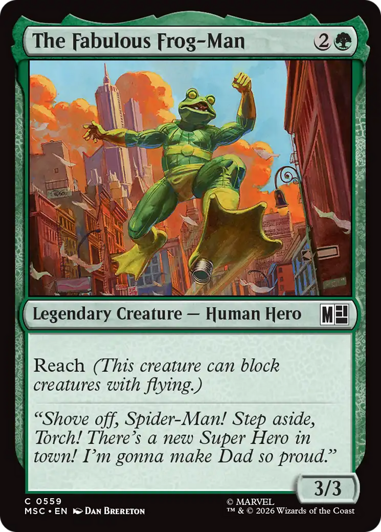 The Fabulous Frog-Man [Marvel Super Heroes Commander] | Chromatic Games