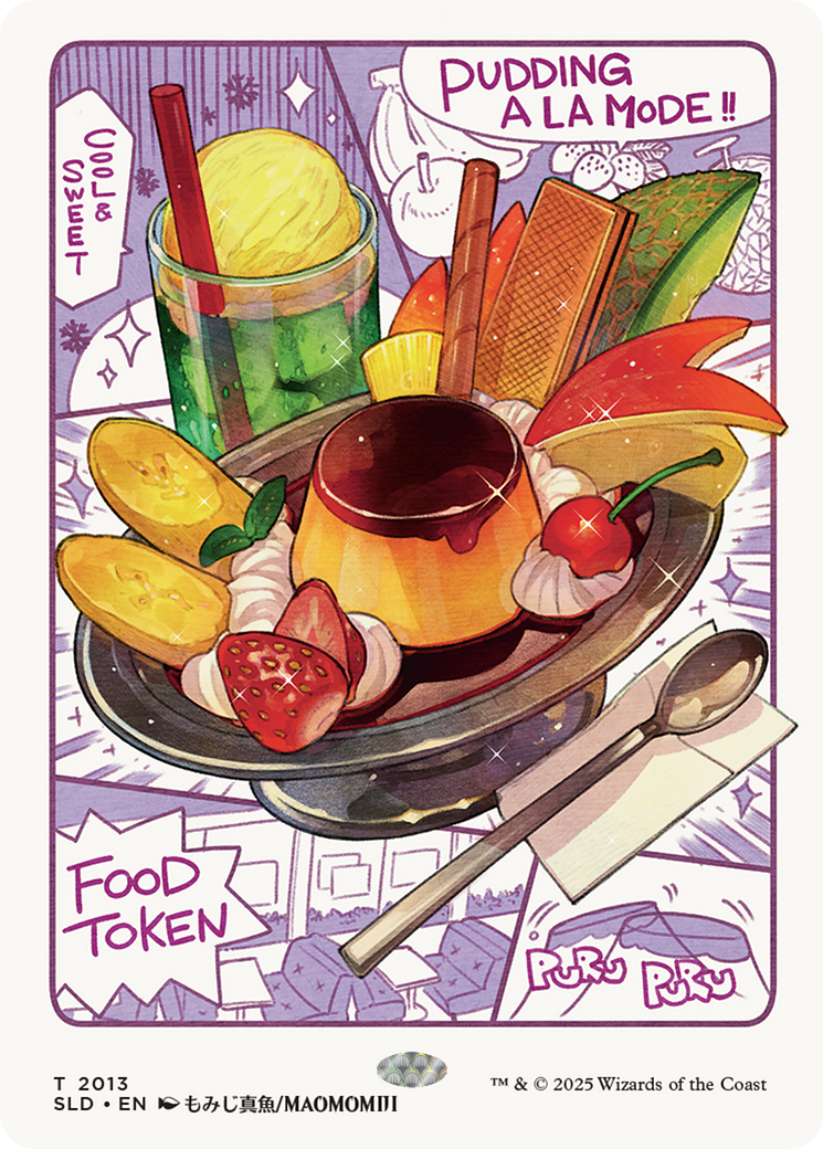 Food Token (2013) (Rainbow Foil) [Secret Lair Drop Series] | Chromatic Games