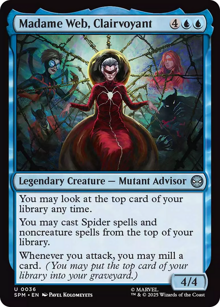 Madame Web, Clairvoyant [Marvel's Spider-Man] | Chromatic Games
