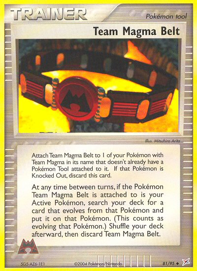 Team Magma Belt (81/95) [EX: Team Magma vs Team Aqua] | Chromatic Games