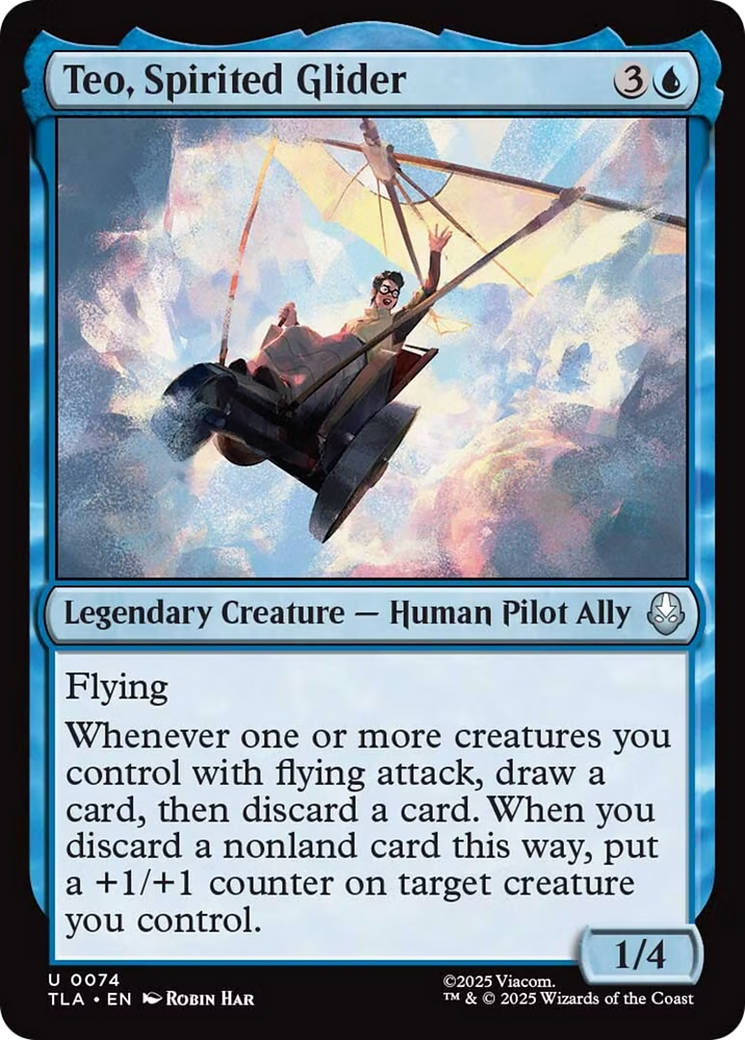 Teo, Spirited Glider [Avatar: The Last Airbender] | Chromatic Games