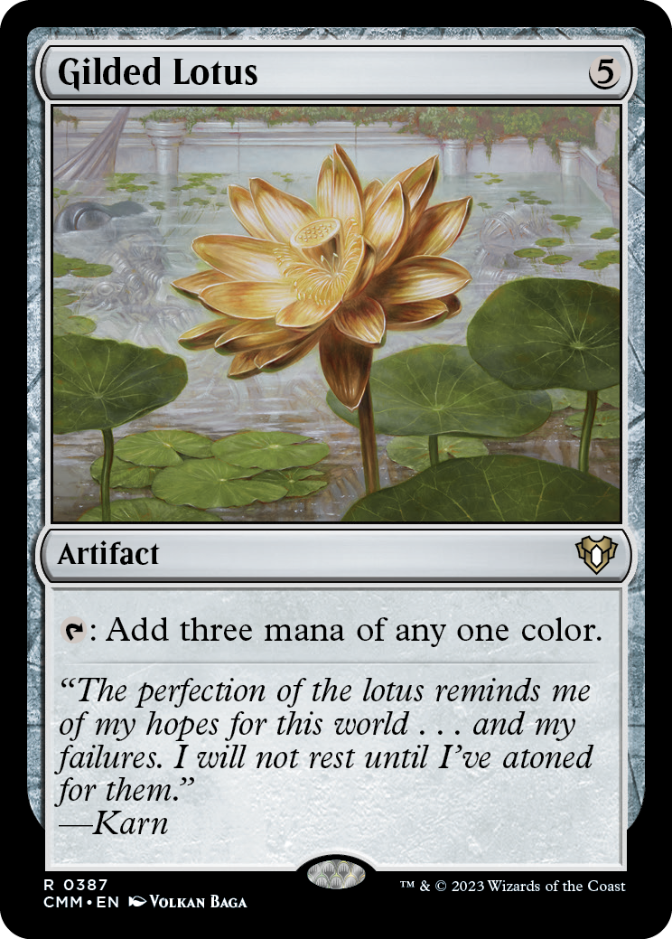 Gilded Lotus [Commander Masters] | Chromatic Games