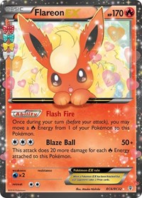 Flareon EX (RC6/RC32) [Generations: Radiant Collection] | Chromatic Games