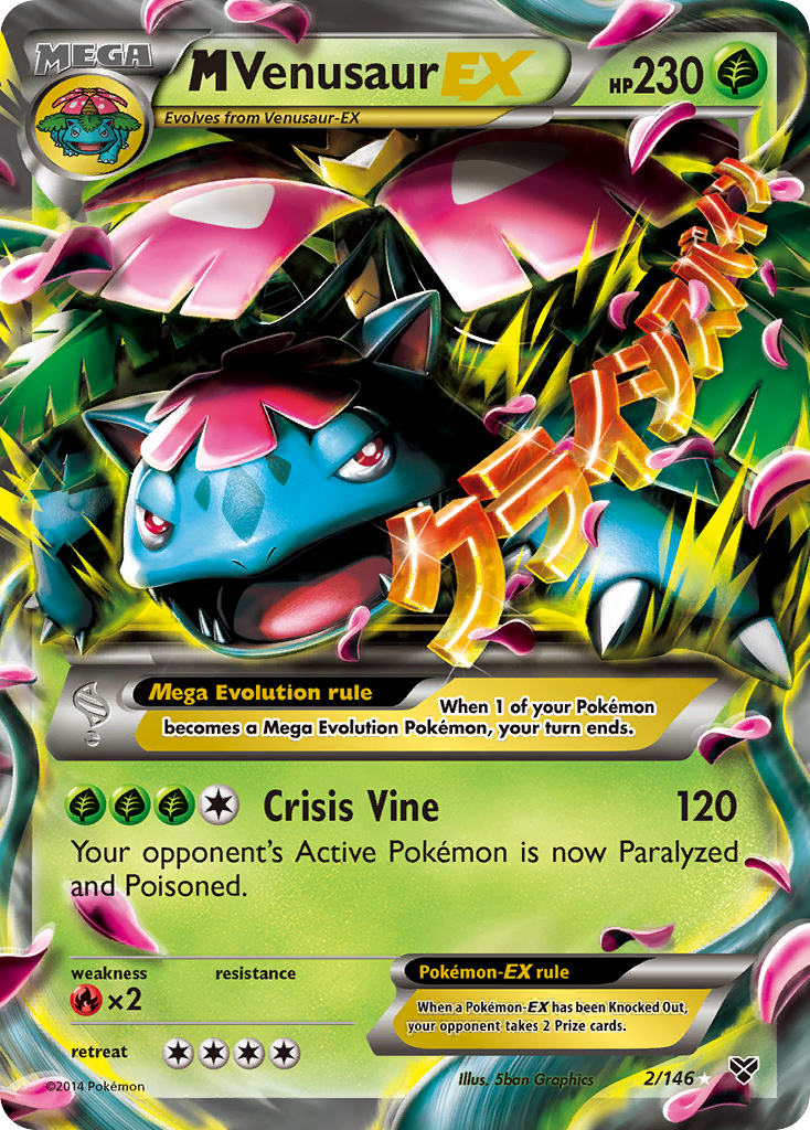M Venusaur EX (2/146) [XY: Base Set] | Chromatic Games