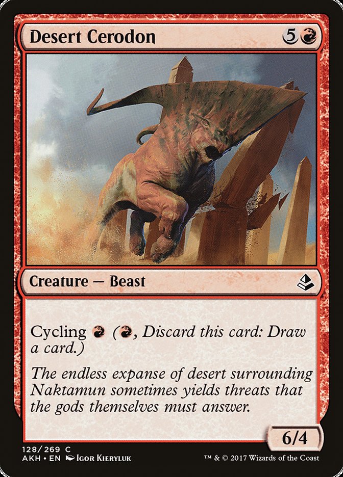 Desert Cerodon 128/269 (Amonkhet)  | Chromatic Games