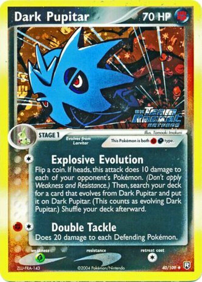 Dark Pupitar (40/109) (Stamped) [EX: Team Rocket Returns] | Chromatic Games