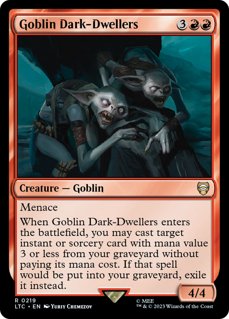 Goblin Dark-Dwellers [The Lord of the Rings: Tales of Middle-Earth Commander] | Chromatic Games