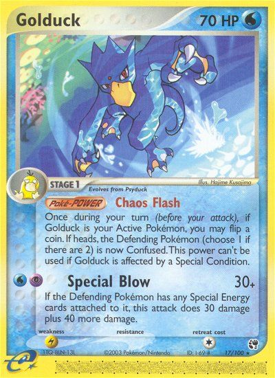 Golduck (17/100) [EX: Sandstorm] | Chromatic Games