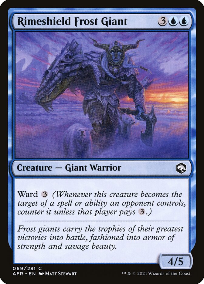 Rimeshield Frost Giant 69 (Adventures in the Forgotten Realms)  | Chromatic Games