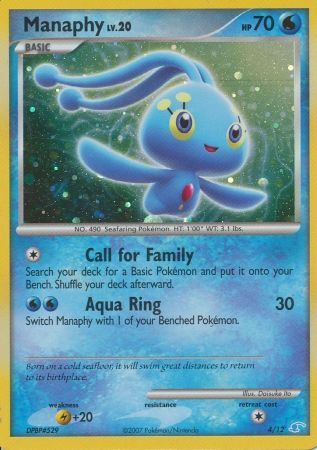 Manaphy (4/12) [Diamond & Pearl: Trainer Kit - Manaphy] | Chromatic Games