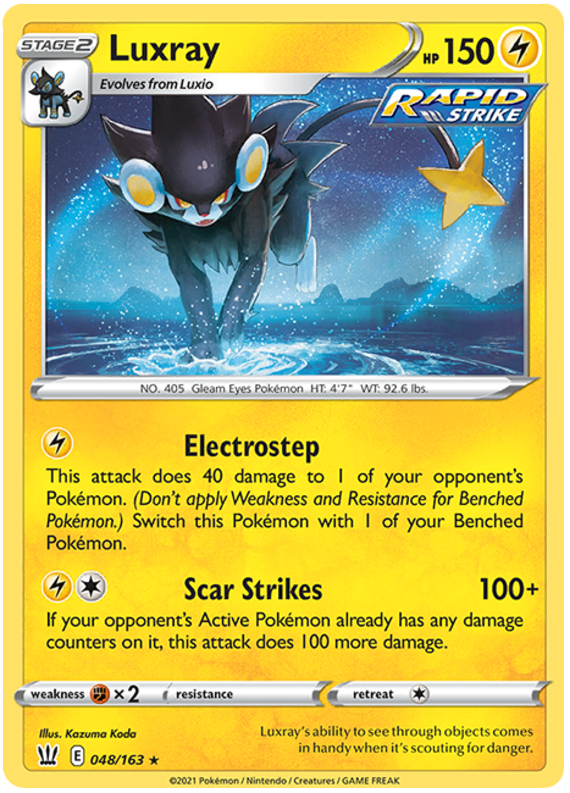 Luxray (048/163) [Sword & Shield: Battle Styles] | Chromatic Games