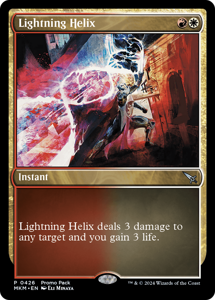 Lightning Helix (Promo Pack) [Murders at Karlov Manor Promos] | Chromatic Games