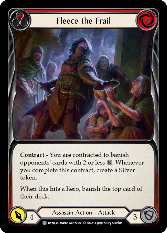 Fleece the Frail (Red) [DYN136] (Dynasty) | Chromatic Games