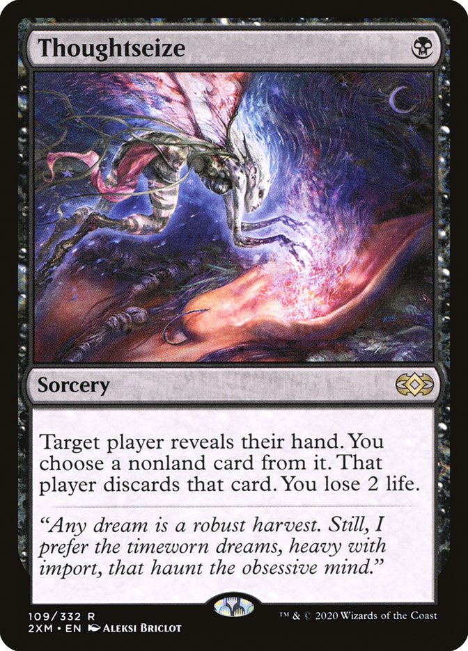 Thoughtseize 109/332 (Double Masters)  | Chromatic Games