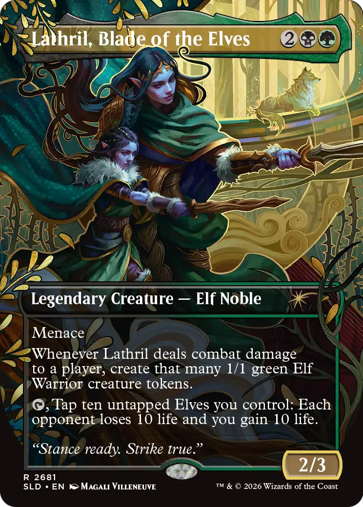 Lathril, Blade of the Elves [Secret Lair Drop Series] | Chromatic Games