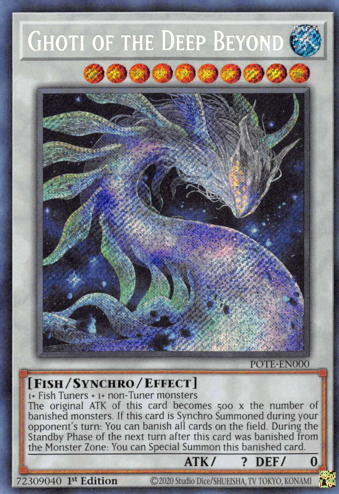Ghoti of the Deep Beyond [POTE-EN000] Secret Rare | Chromatic Games