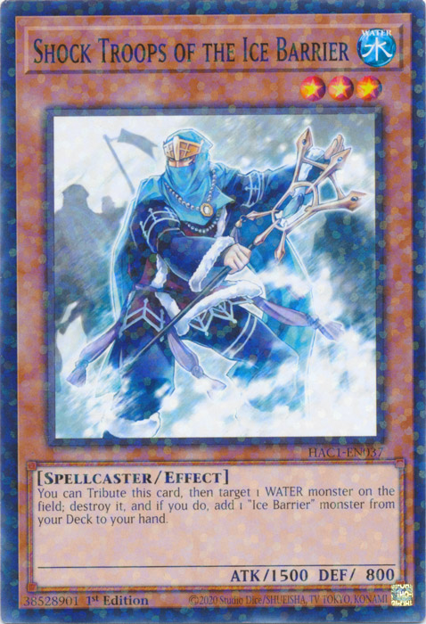 Shock Troops of the Ice Barrier (Duel Terminal) [HAC1-EN037] Common | Chromatic Games