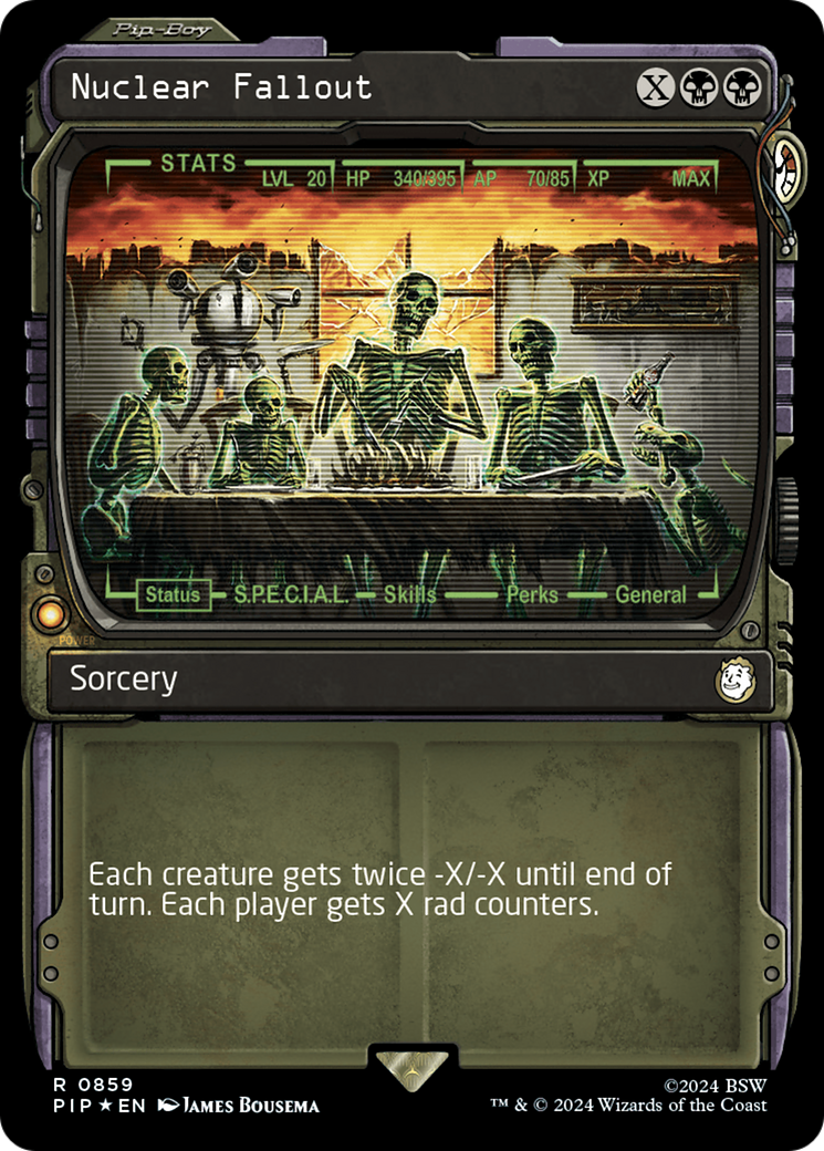 Nuclear Fallout (Showcase) (Surge Foil) [Fallout] | Chromatic Games