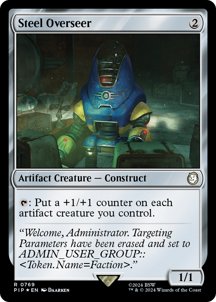 Steel Overseer (Surge Foil) [Fallout] | Chromatic Games