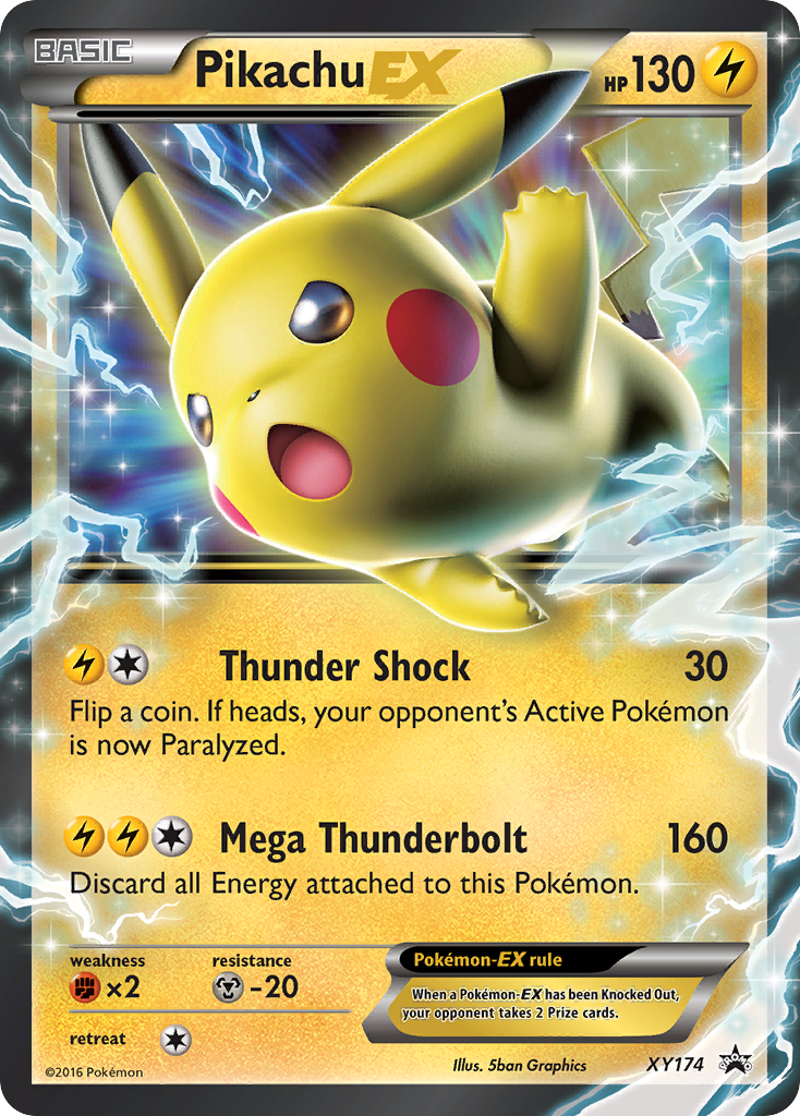 Pikachu EX (XY174) [XY: Black Star Promos] | Chromatic Games