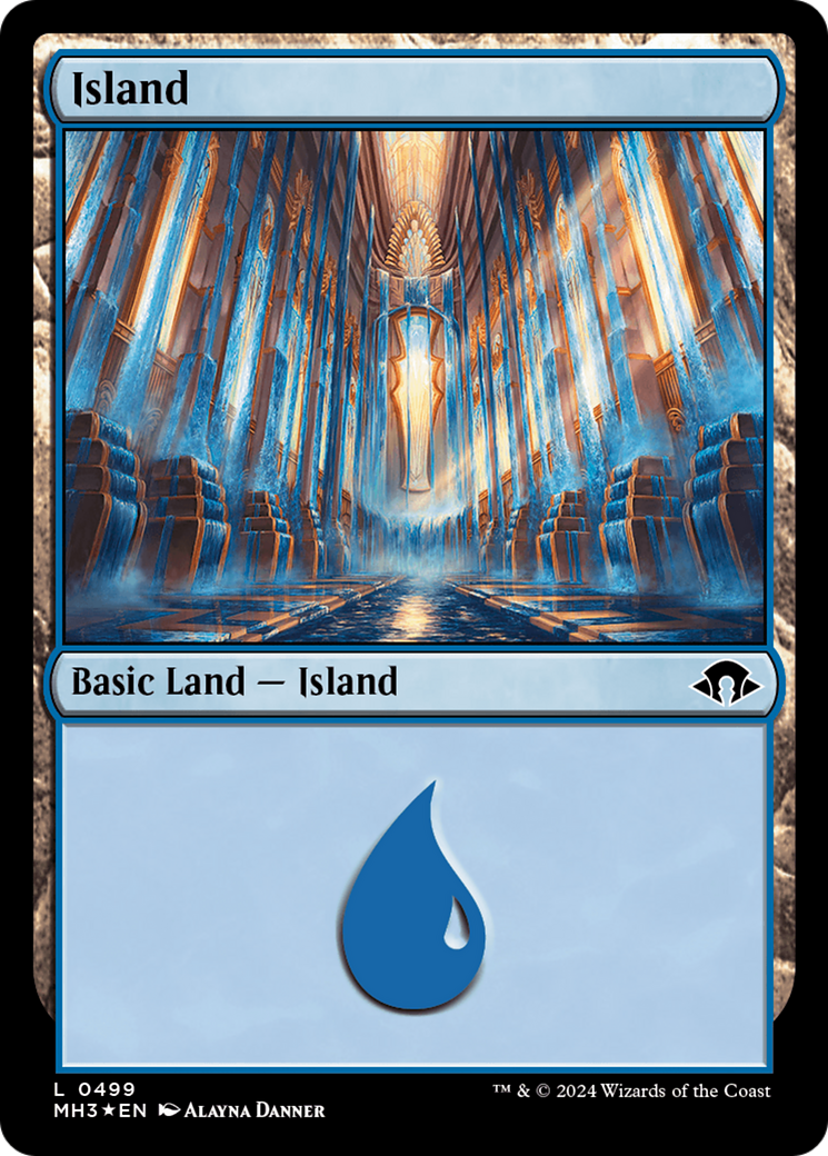 Island (0499) (Ripple Foil) [Modern Horizons 3] | Chromatic Games