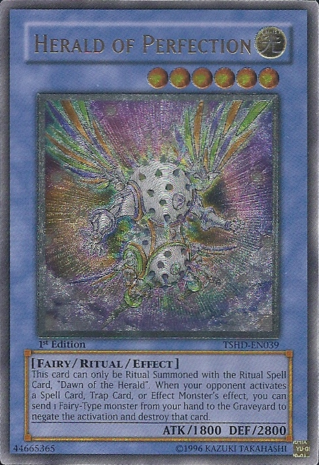 Herald of Perfection [TSHD-EN039] Ultimate Rare | Chromatic Games