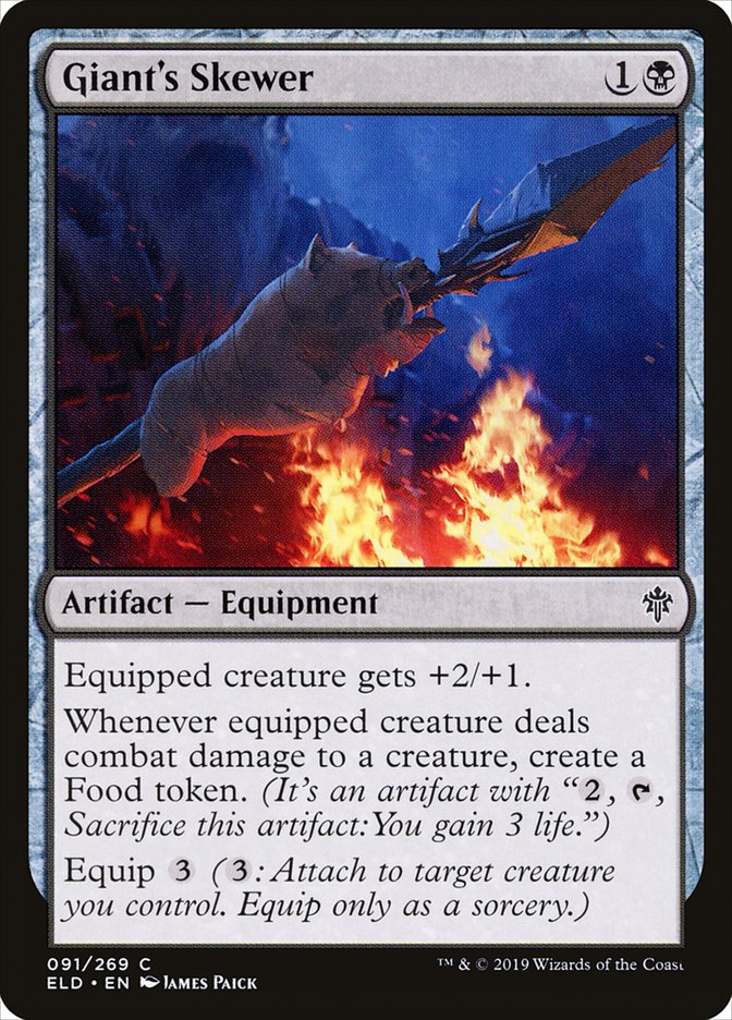 Giant's Skewer 91/269 (Throne of Eldraine)  - Foil | Chromatic Games