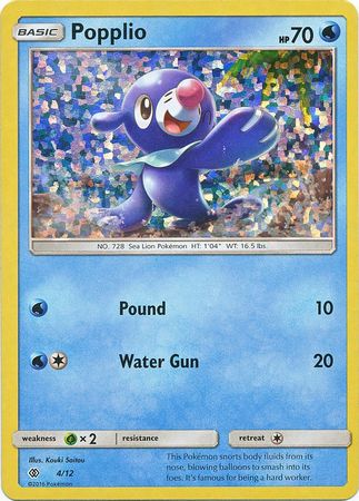 Popplio (4/12) [McDonald's Promos: 2017 Collection] | Chromatic Games