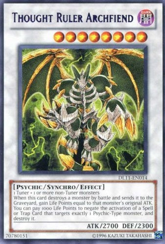 Thought Ruler Archfiend (Purple) [DL11-EN014] Rare | Chromatic Games
