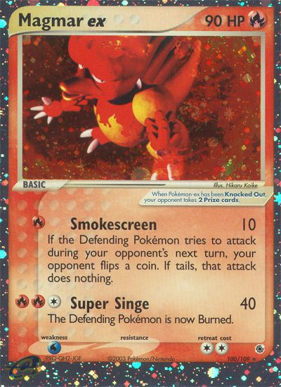 Magmar ex (100/109) [EX: Ruby & Sapphire] | Chromatic Games