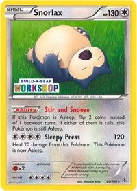 Snorlax (80/106) (Build-a-Bear Workshop Exclusive) [XY: Flashfire] | Chromatic Games