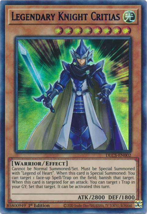 Legendary Knight Critias (Purple) [DLCS-EN002] Ultra Rare | Chromatic Games