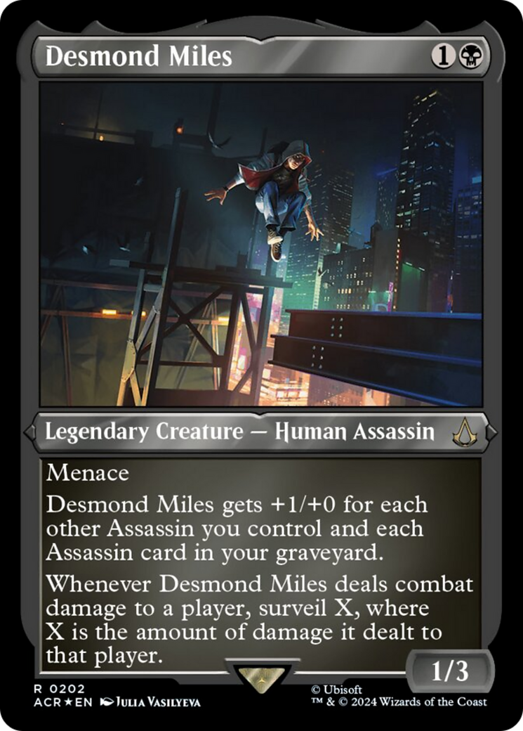 Desmond Miles (Foil Etched) [Assassin's Creed] | Chromatic Games