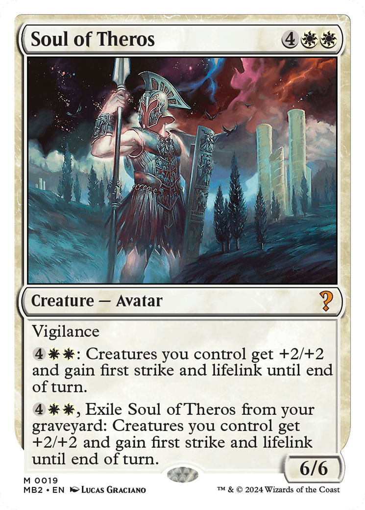 Soul of Theros (White Border) [Mystery Booster 2] | Chromatic Games