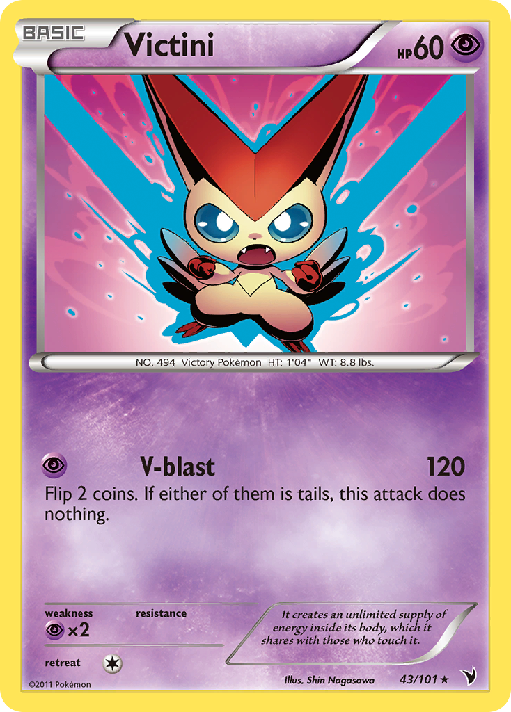 Victini (43/101) [Black & White: Noble Victories] | Chromatic Games