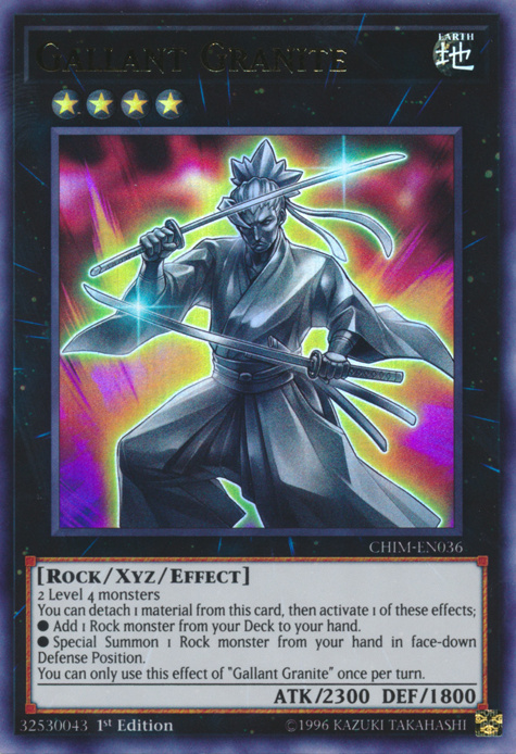 Gallant Granite [CHIM-EN036] Ultra Rare | Chromatic Games