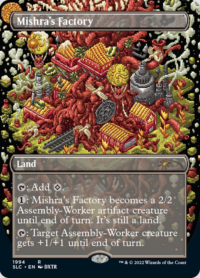 Mishra's Factory (Borderless) [Secret Lair Countdown Kit] | Chromatic Games