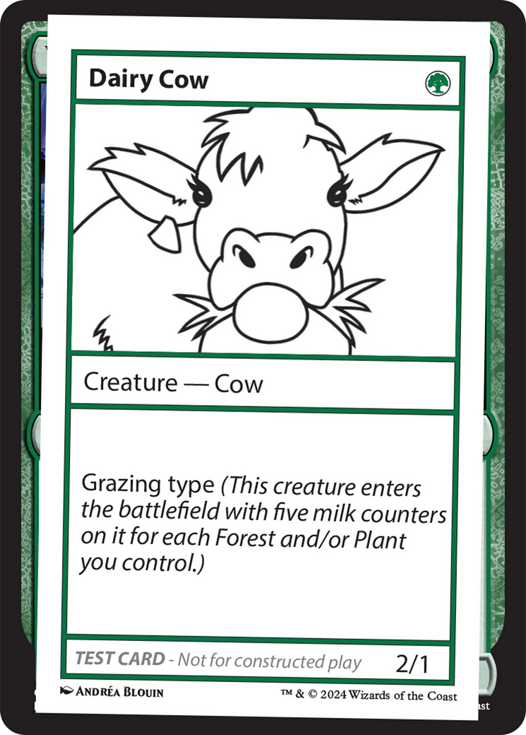 Dairy Cow [Mystery Booster 2 Playtest Cards] | Chromatic Games