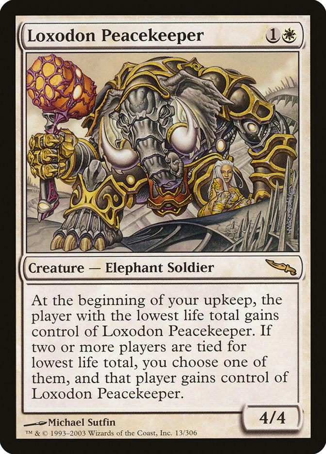 Loxodon Peacekeeper 13/306 (Mirrodin)  | Chromatic Games
