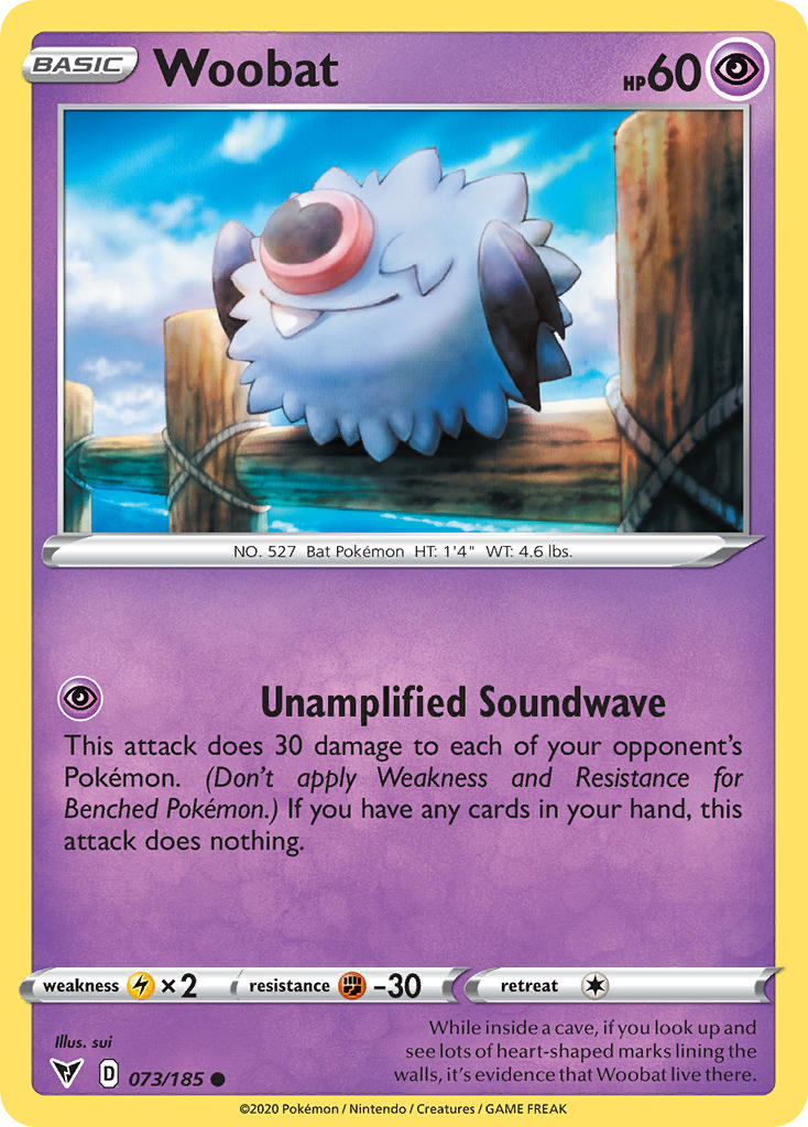 Woobat (073/185) [Sword & Shield: Vivid Voltage] | Chromatic Games