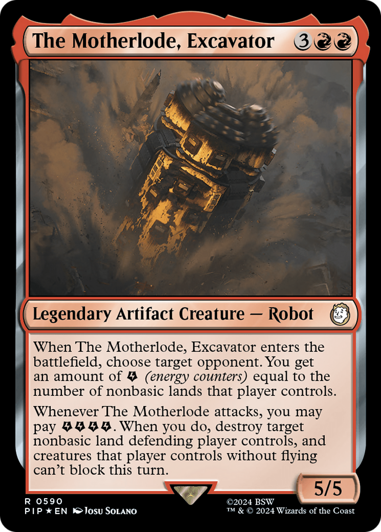 The Motherlode, Excavator (Surge Foil) [Fallout] | Chromatic Games