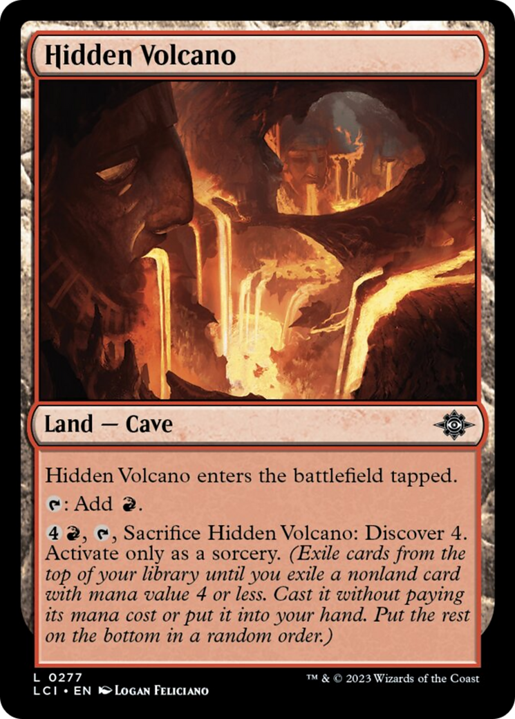 Hidden Volcano [The Lost Caverns of Ixalan] | Chromatic Games