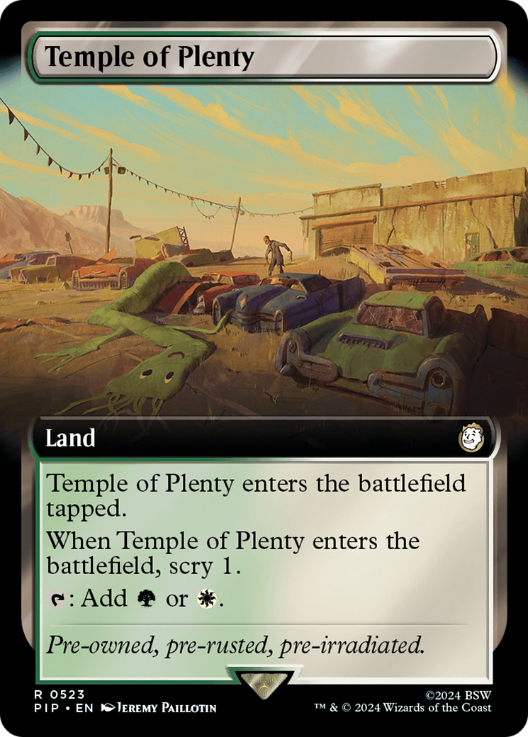 Temple of Plenty (Extended Art) [Fallout] | Chromatic Games