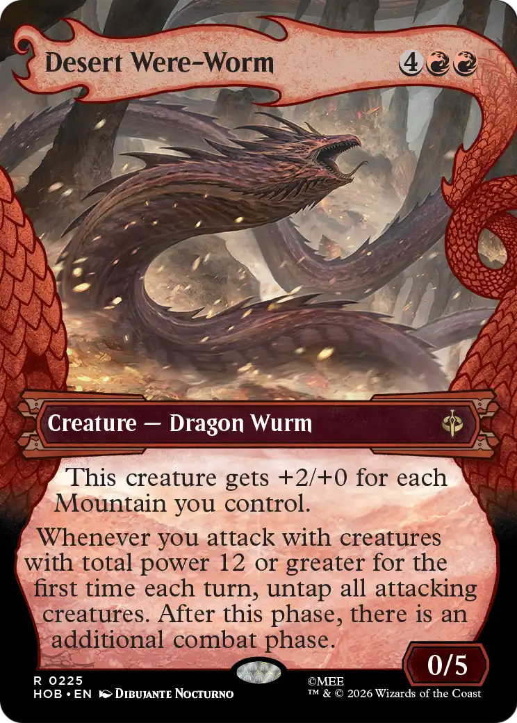 Desert Were-Worm (Showcase) [The Hobbit] | Chromatic Games