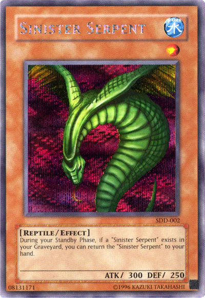 Sinister Serpent [SDD-002] Secret Rare | Chromatic Games