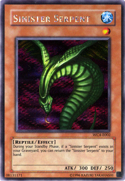 Sinister Serpent [WC4-E002] Prismatic Secret Rare | Chromatic Games